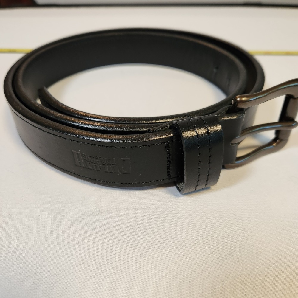 Duluth Trading Co. Belt Mens 44 Black Genuine Leather Lifetime Work
